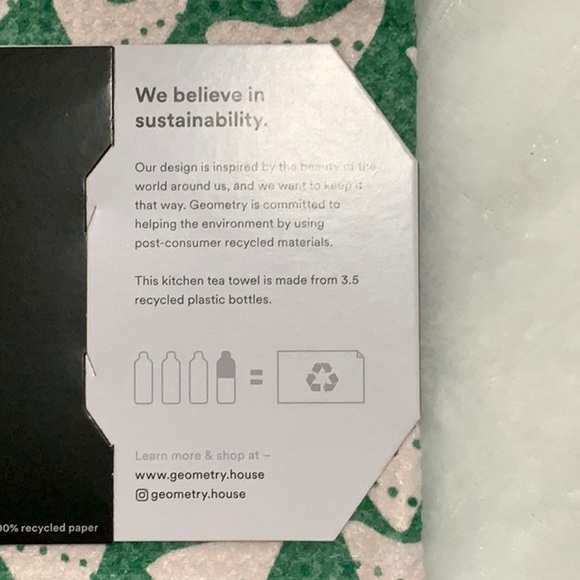 Geometry Kitchen Tea Towel - Picture 3 of 3